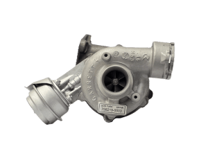 Turbina 758219-0003 – vaizdas iš priekio, Audi A4 2.0 TDI