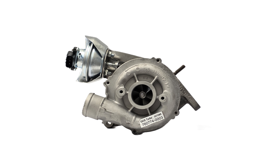 Turbina 760774-0003 – priekio vaizdas, 2.0 TDCi/VGT