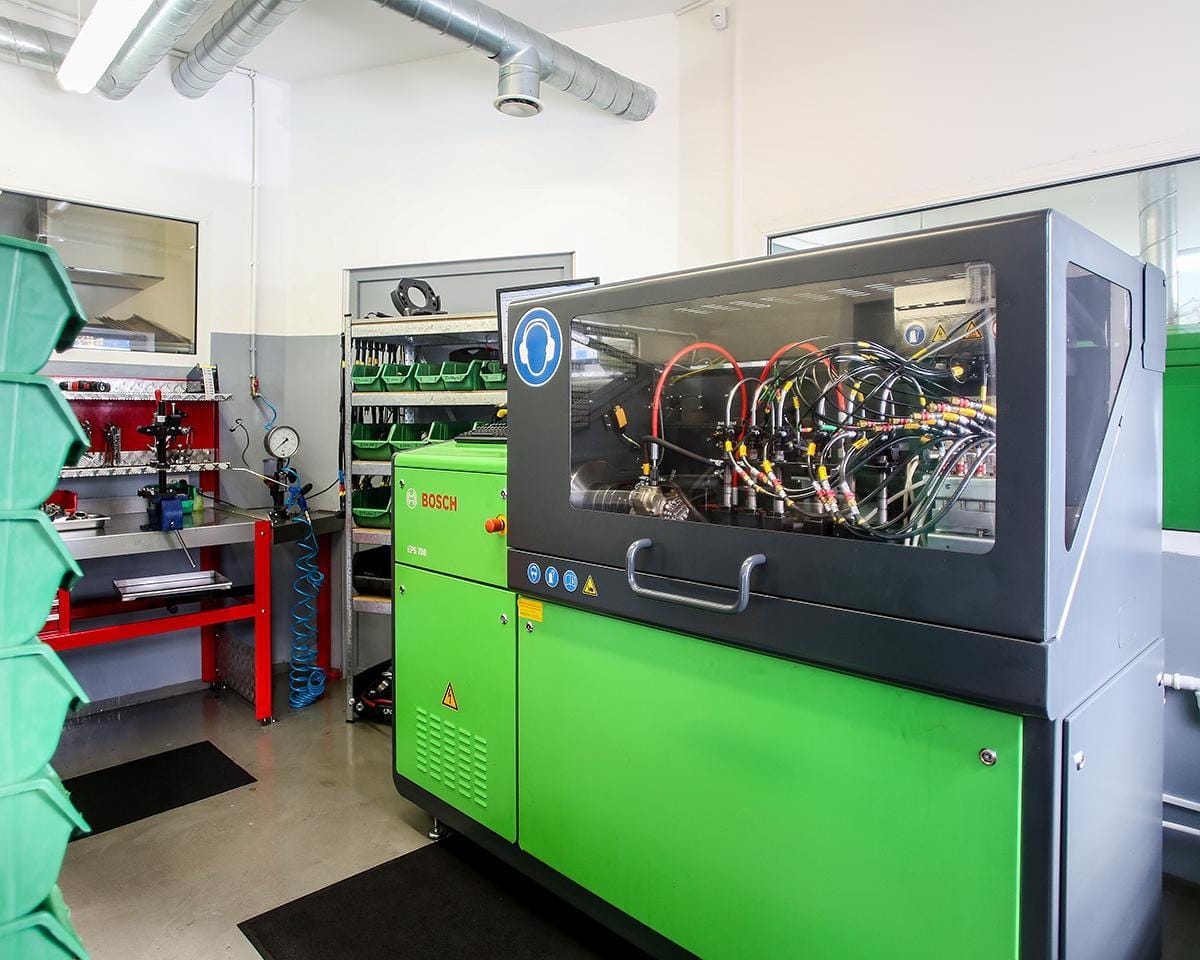 Bosch dyzelių serviso dirbtuvių vaizdas Gargžduose