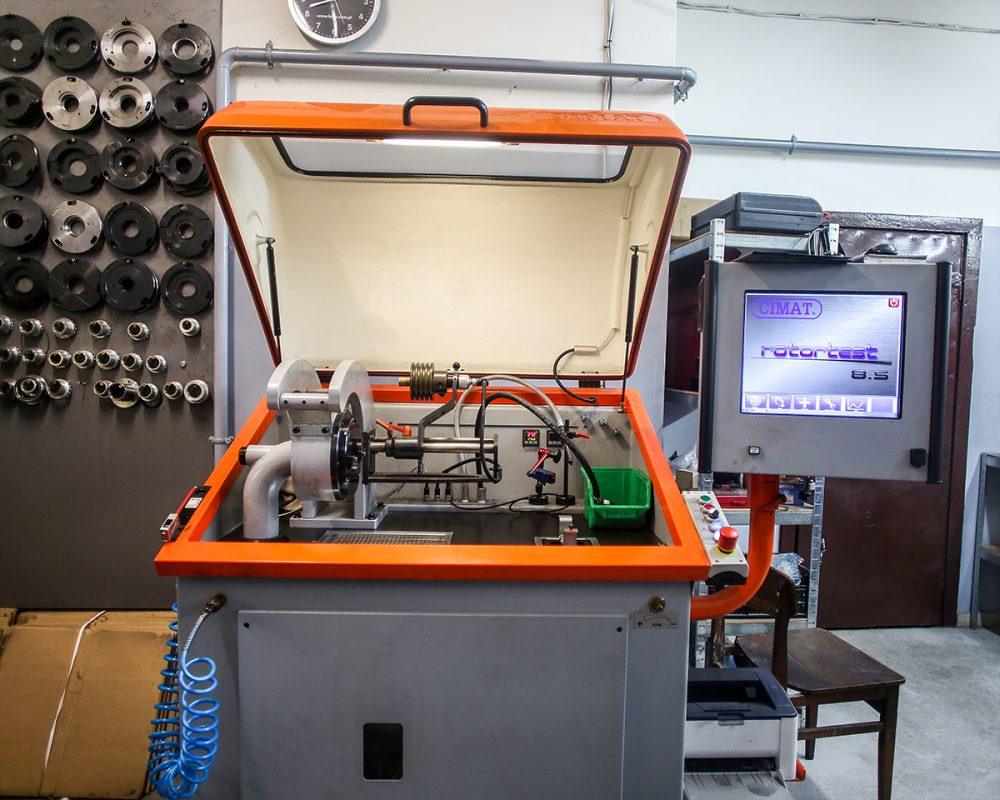 Turbinų patikros stendas Cimat