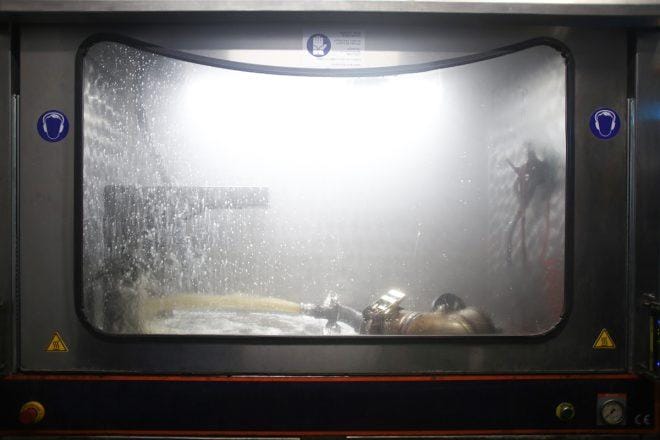 Profesionali DPF filtrų plovykla kurioje išvalomi susikaupę suodžiai